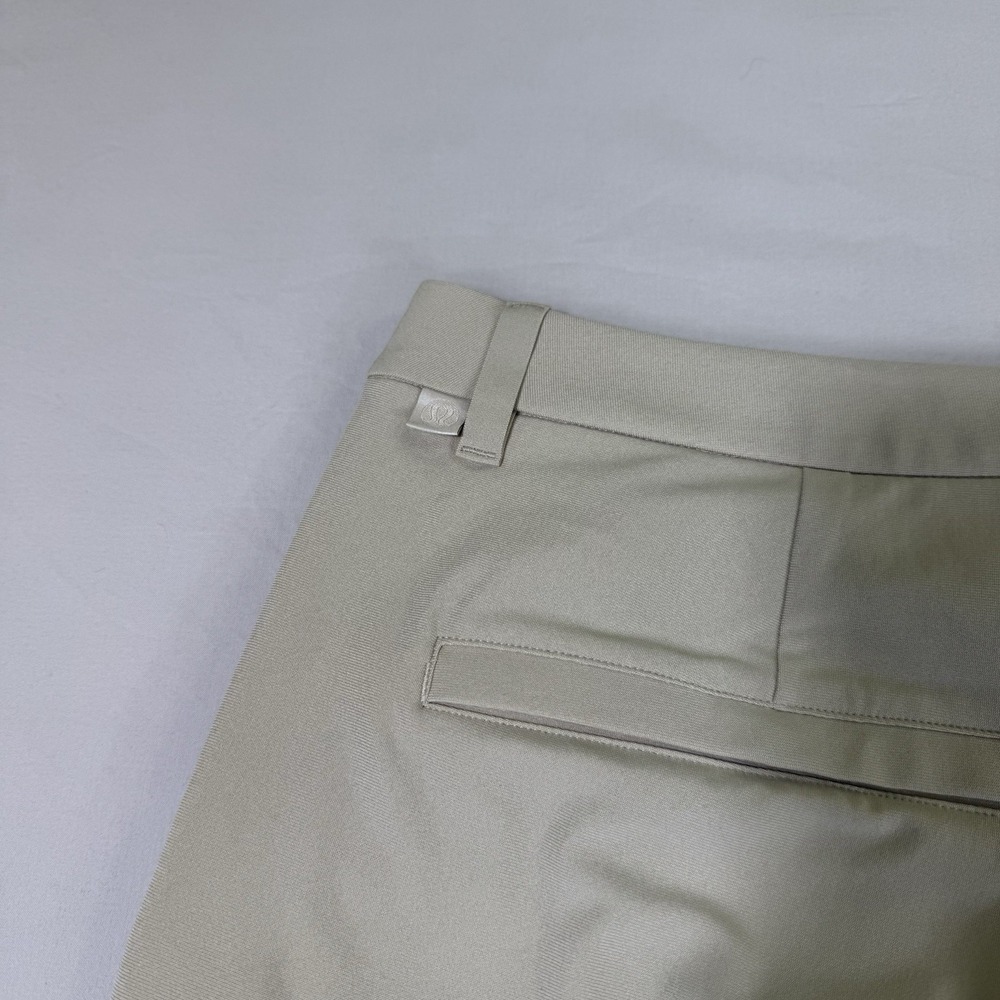 Lululemon‎ Commission Pants Mens 40x28 5 Pocket Chino Beige Performance Stretch - Picture 13 of 16
